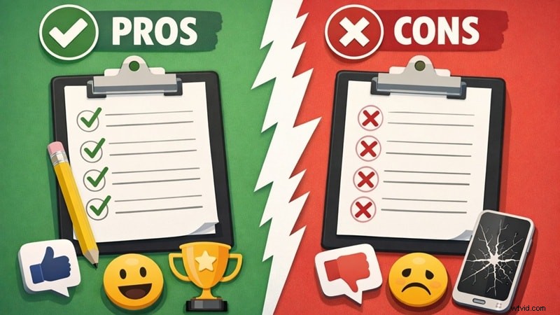 Vont App Review:tekst op video – eenvoudig en typografisch gericht 