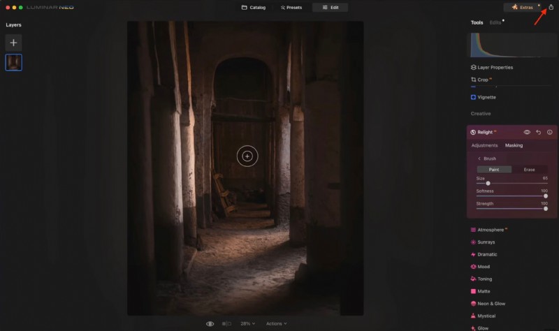 Luminar Neo Relight AI versus Filmora:de beste AI-relighting voor video (2026) 