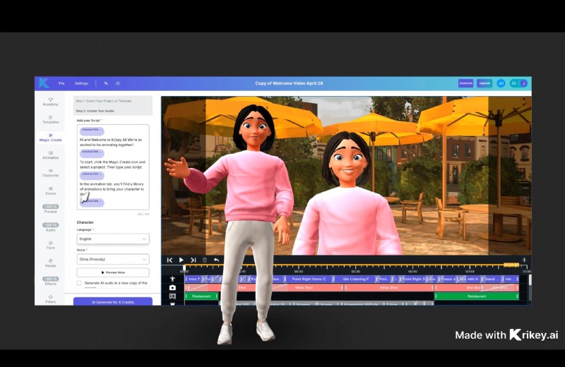 Krikey AI Review 2024:maak 3D-animaties van video s - is het de moeite waard? 