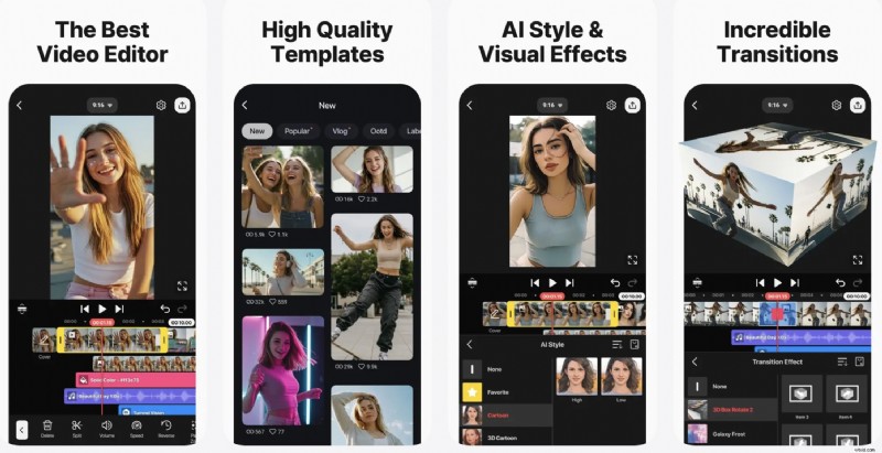 Top 8 TikTok-apps voor videobewerking voor 2026:AI en geen watermerk 