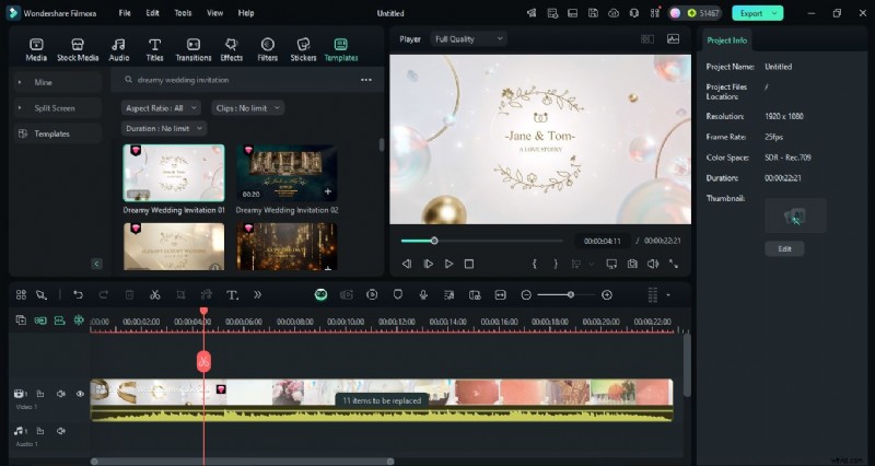 Gratis online maker van video-uitnodigingen:maak eenvoudig prachtige uitnodigingen 