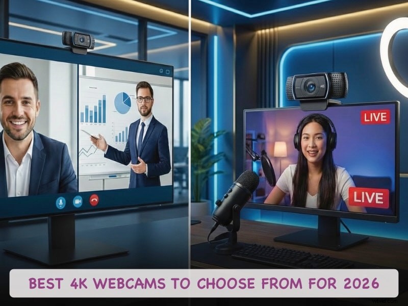 Beste 4K-webcams voor videogesprekken en streaming | [Jaar] 