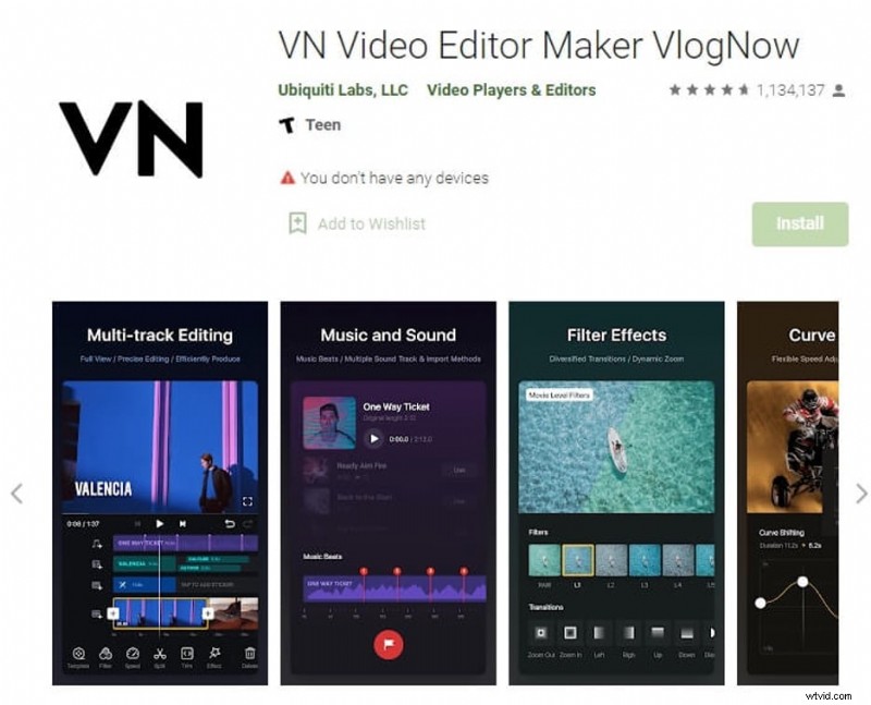 Top 10 gratis Android-video-editors (geen watermerk) - 2024 