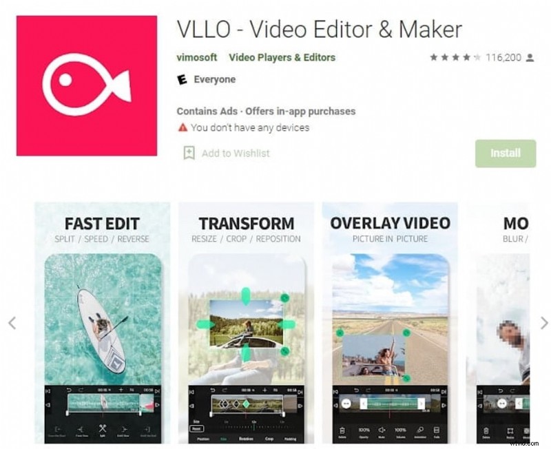 Top 10 gratis Android-video-editors (geen watermerk) - 2024 