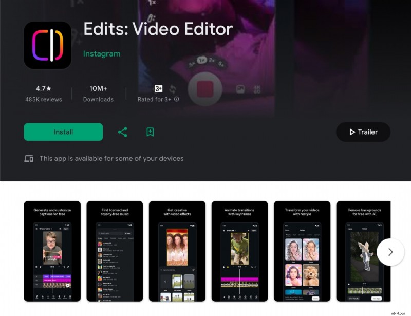 Top 10 gratis Android-video-editors (geen watermerk) - 2024 