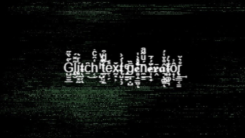 Glitch-tekstgenerator:online vervormde tekst maken - [Jaar] 