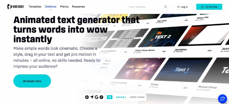 Top 7 gratis geanimeerde tekstmakers:maak online boeiende teksteffecten 