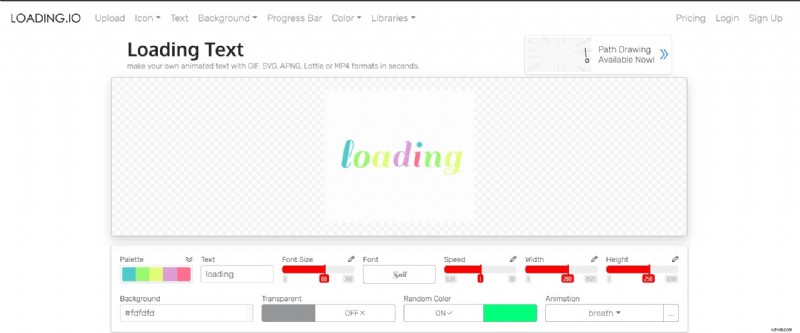 Top 7 gratis geanimeerde tekstmakers:maak online boeiende teksteffecten 