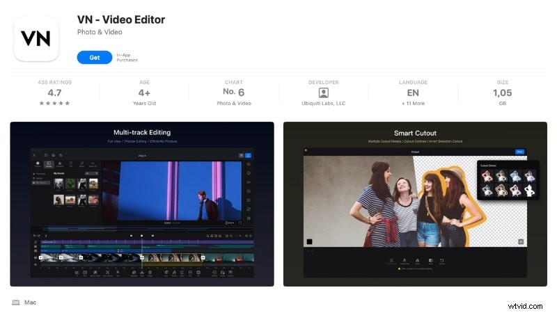 VN Video Editor voor Mac:gratis recensie en beste alternatieven 2024 
