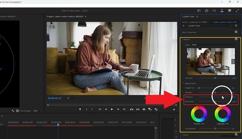 Premiere Pro-kleurcorrectie:beheer van tint, verzadiging en kleurcorrectie 