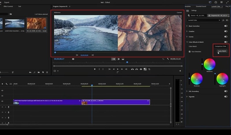 Premiere Pro-kleurcorrectie:beheer van tint, verzadiging en kleurcorrectie 