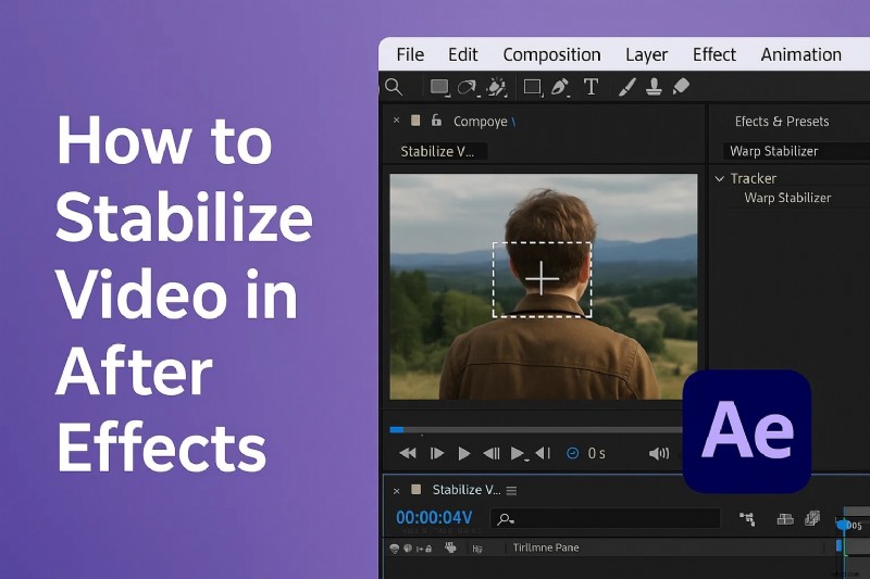 Stabiliseer video in After Effects:een uitgebreide handleiding 
