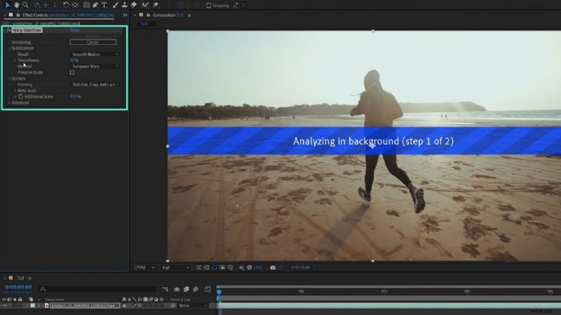 Stabiliseer video in After Effects:een uitgebreide handleiding 
