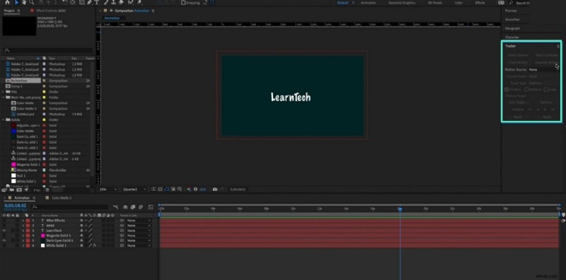 Stabiliseer video in After Effects:een uitgebreide handleiding 