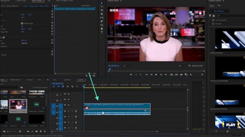 Audio loskoppelen in Premiere Pro:een praktische, stapsgewijze handleiding 