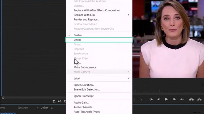 Audio loskoppelen in Premiere Pro:een praktische, stapsgewijze handleiding 