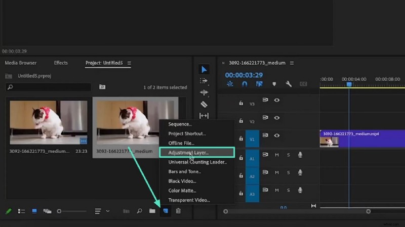Premiere Pro:aanpassingslagen beheersen voor niet-destructieve bewerking 