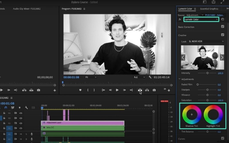 Premiere Pro:aanpassingslagen beheersen voor niet-destructieve bewerking 