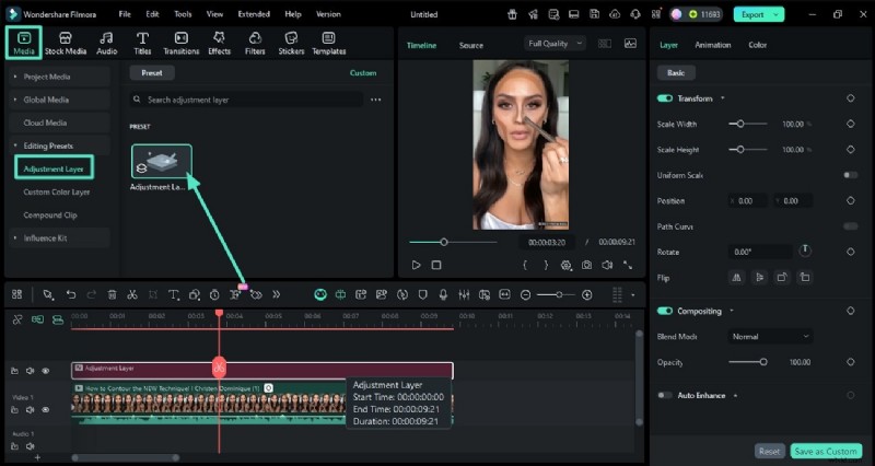 Premiere Pro:aanpassingslagen beheersen voor niet-destructieve bewerking 