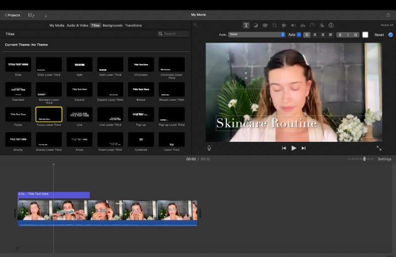 iMovie-tekstanimatie:een complete gids voor het verplaatsen van tekst op iPhone, iPad en Mac 