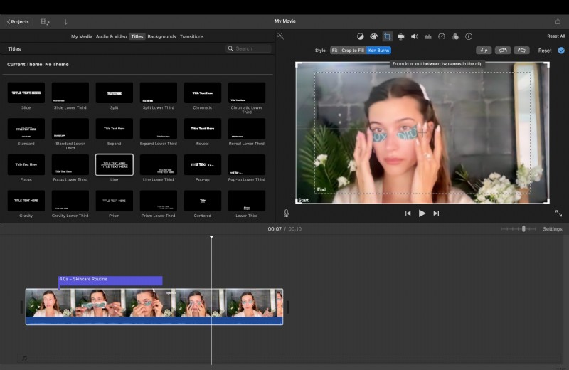 iMovie-tekstanimatie:een complete gids voor het verplaatsen van tekst op iPhone, iPad en Mac 