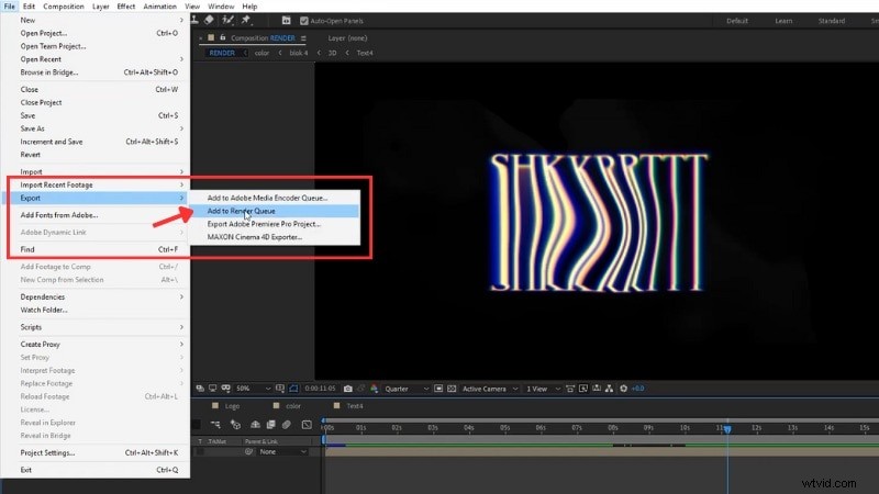 After Effects Vloeibare tekstanimatie:sjablonen en zelfstudie 