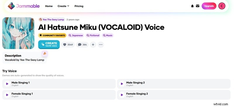 Hatsune Miku-stemgeneratoren:gratis en betaalde opties voor muziekproductie 