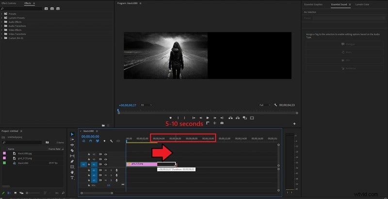 Beheers het Ken Burns-effect in Premiere Pro:een uitgebreide handleiding 