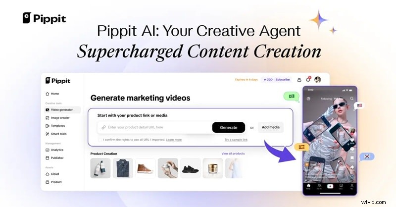 Pippit AI Review 2026:gratis videomaker - de moeite waard? 