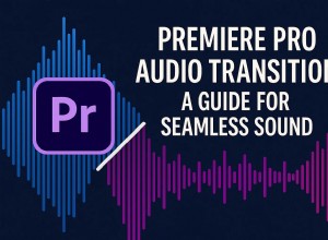 Sömlösa ljudövergångar i Premiere Pro:En omfattande guide 