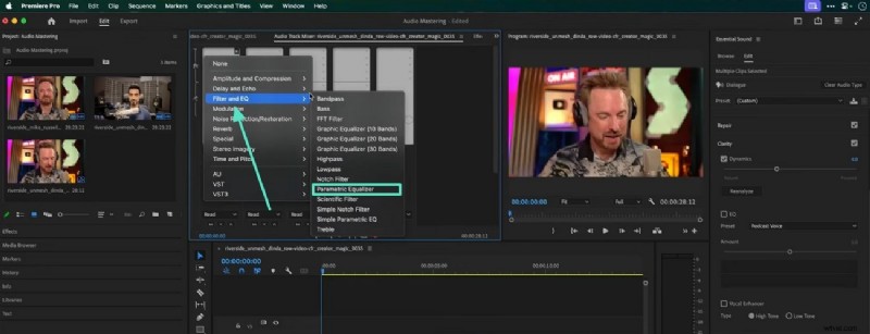Audiomixen beheersen in Premiere Pro:een uitgebreide handleiding