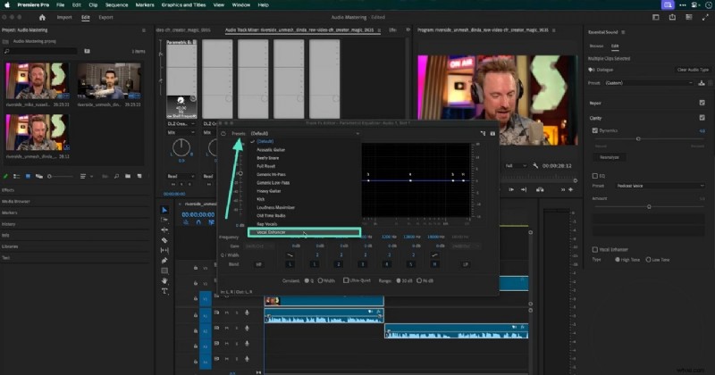 Audiomixen beheersen in Premiere Pro:een uitgebreide handleiding