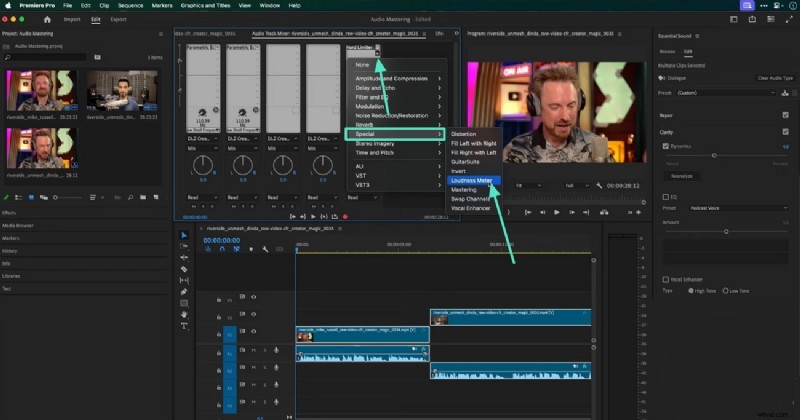 Audiomixen beheersen in Premiere Pro:een uitgebreide handleiding