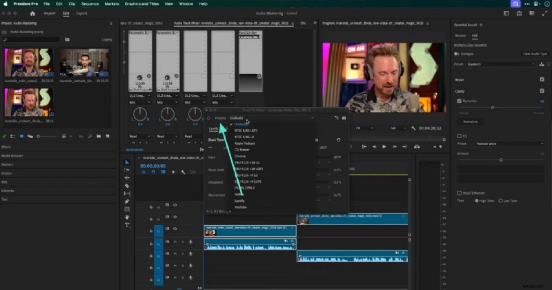 Audiomixen beheersen in Premiere Pro:een uitgebreide handleiding 
