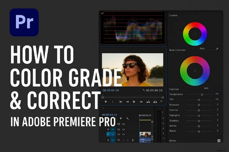 Kleurgradatie en -correctie beheersen in Adobe Premiere Pro 2024 
