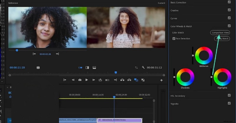 Beheers kleurmatching in Adobe Premiere Pro op Mac | Handleiding en alternatieven 