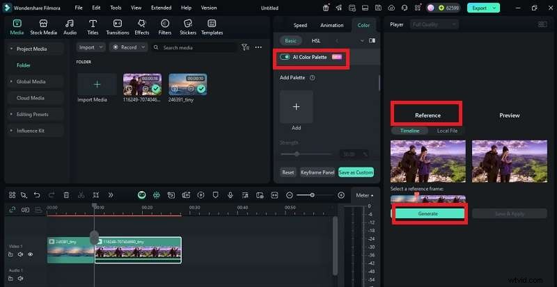 Filmora versus Premiere Pro:kleurmatching uitgelegd 
