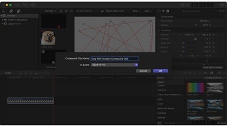 Beheersing van bewegingsonscherpte in Final Cut Pro:tools en technieken 