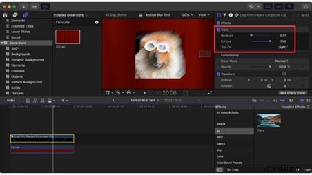 Beheersing van bewegingsonscherpte in Final Cut Pro:tools en technieken 