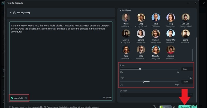 Mario AI Voice Generator:creëer authentieke Mario-geluidseffecten en voice-overs 