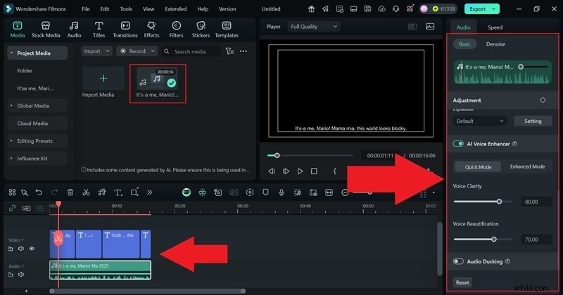 Mario AI Voice Generator:creëer authentieke Mario-geluidseffecten en voice-overs 