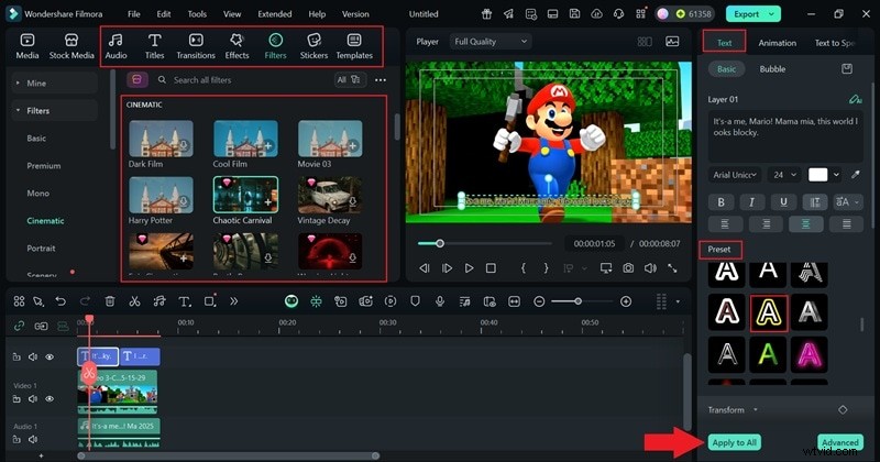 Mario AI Voice Generator:creëer authentieke Mario-geluidseffecten en voice-overs 