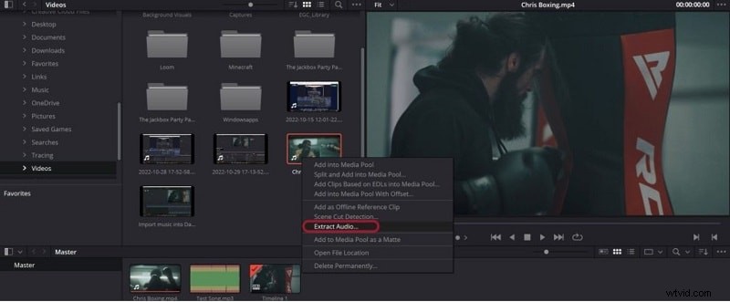 Isoleer audio van video in DaVinci Resolve:4 efficiënte methoden 