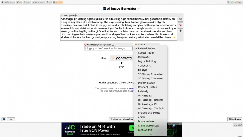 Misschien AI Image Generator Review:gratis AI-kunst en stabiel diffusie-alternatief (2026) 