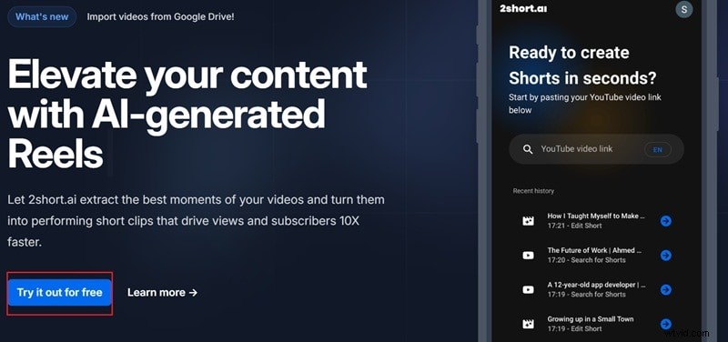 2short AI Review 2024:voor-, nadelen en Filmora-alternatief voor korte video s 