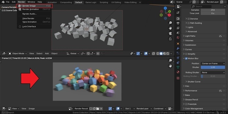 Blender Motion Blur:een complete gids voor realistische animatie (Cycles &Eevee) 