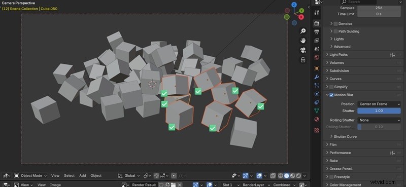 Blender Motion Blur:een complete gids voor realistische animatie (Cycles &Eevee) 