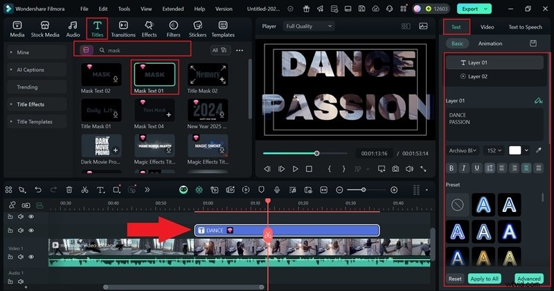 Premiere Pro-tekstmaskering:een eenvoudige handleiding voor het onthullen van video s en afbeeldingen 
