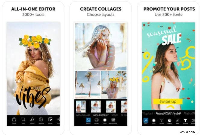 Top 12 gratis fotocollage-apps voor iPhone - editie 2025 