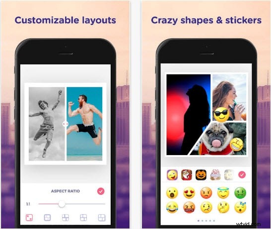 Top 12 gratis fotocollage-apps voor iPhone - editie 2025 